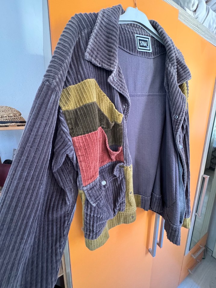 Kadın Gri Düğmeli Street Wear Ceket - Görsel 4