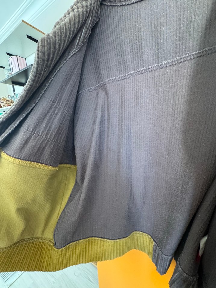 Kadın Gri Düğmeli Street Wear Ceket - Görsel 5