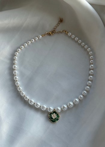 İnci Boncuklu Midi Kolye - Görsel 3