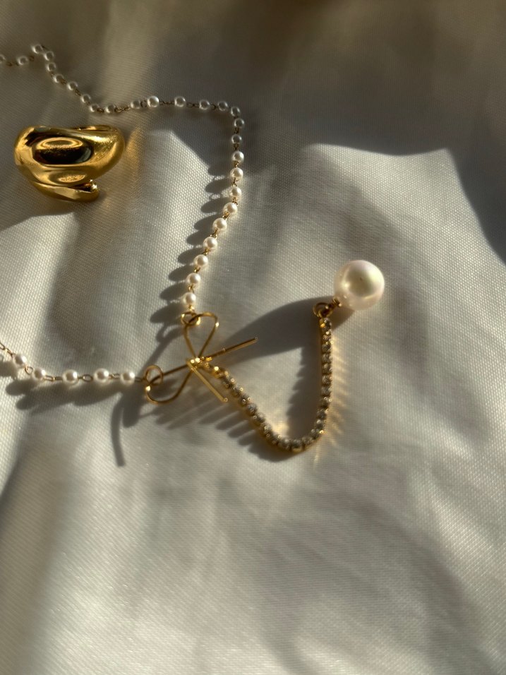 Zarif Midi Boy Altın Zincir Kolye - Görsel 4