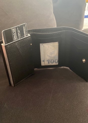 Erkek mekanizmalı Çok Bölmeli Baskılı Cüzdan - Görsel 3