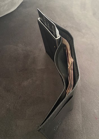 Erkek mekanizmalı Çok Bölmeli Baskılı Cüzdan - Görsel 4