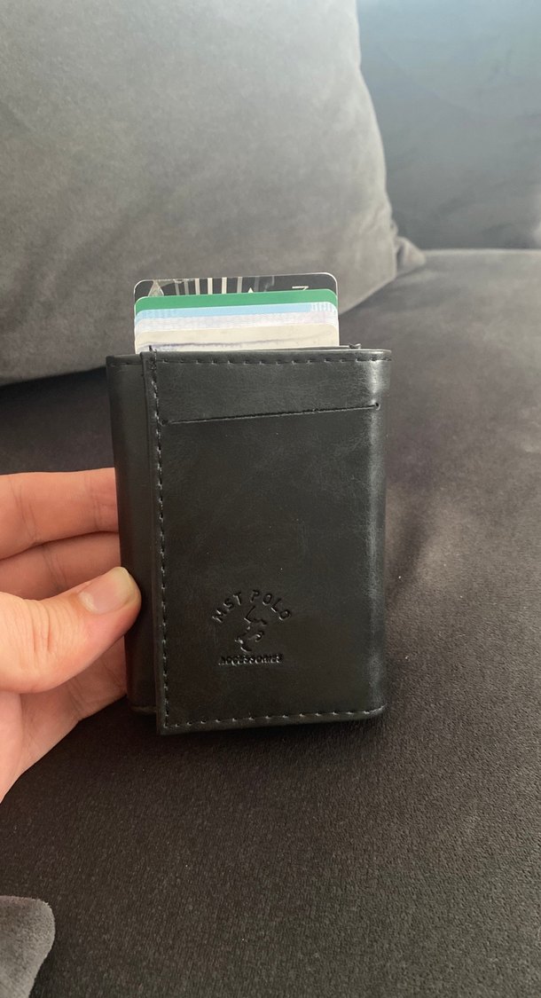 Erkek mekanizmalı Çok Bölmeli Baskılı Cüzdan - Görsel 2