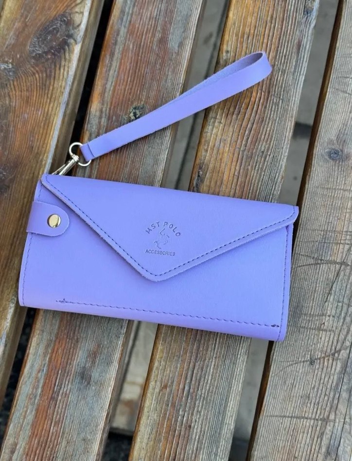 Deri Kadın Çok Renkli Fermuarlı Cüzdan - Görsel 4