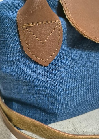 Kahverengi Baskılı Deri Kadın Omuz Çantası - Görsel 5