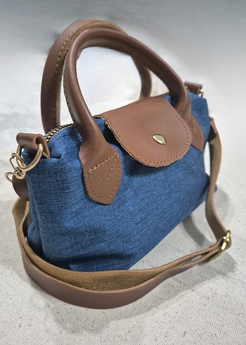 Kahverengi Baskılı Deri Kadın Omuz Çantası - Görsel 3