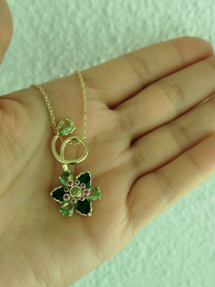 trend yeşil kolye - Görsel 2