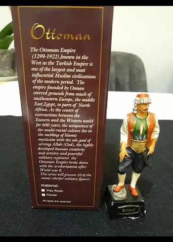 Osmanlı heykelleri 5 adettir,
13 ve 14 cm boylarında - Görsel 3