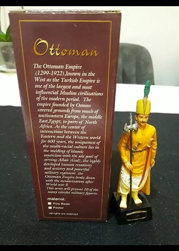 Osmanlı heykelleri 5 adettir,
13 ve 14 cm boylarında - Görsel 10