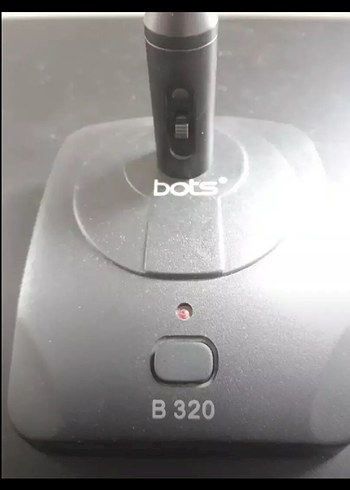 Uzun Siyah Masaüstü Mikrofon - Görsel 3