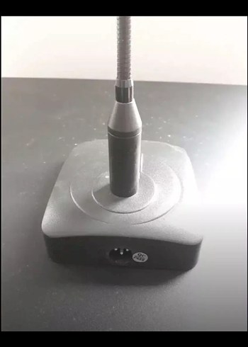 Uzun Siyah Masaüstü Mikrofon - Görsel 4