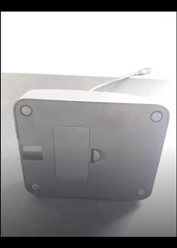 Uzun Siyah Masaüstü Mikrofon - Görsel 5