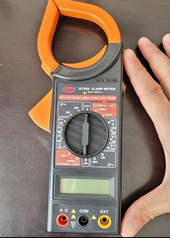 Multimetre Pensampermetre ölçer - Görsel 3