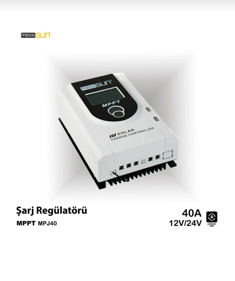 MexxSun MPPT 40A 12V/24V Şarj Regülatörü - Görsel 4