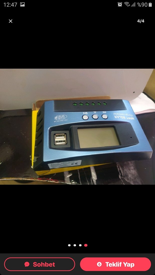 MPPT Solar Şarj Kontrolörü 100A - Görsel 2