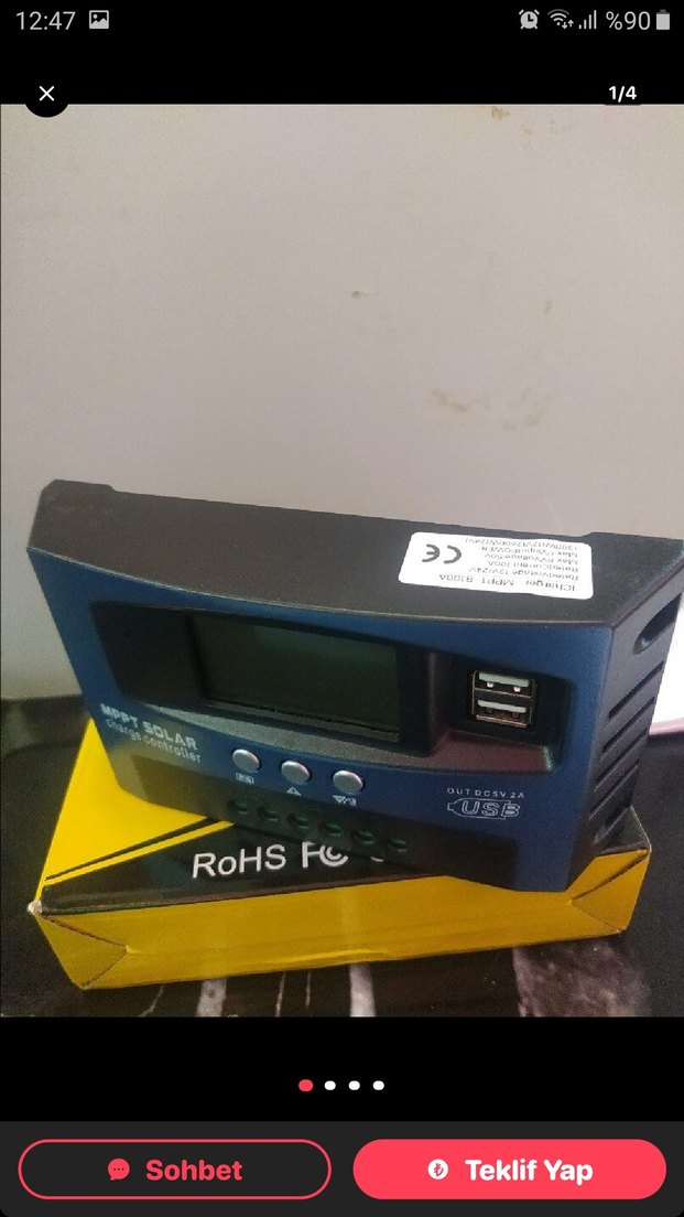 MPPT Solar Şarj Kontrolörü 100A - Görsel 3