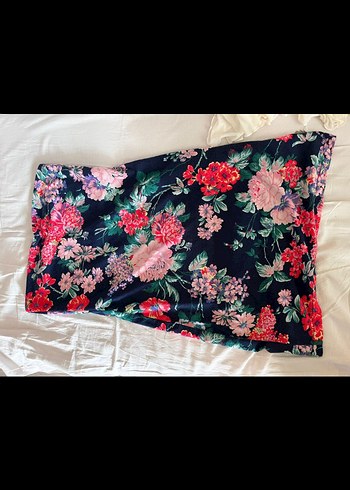 Çiçek Desenli mini elbise - Görsel 4