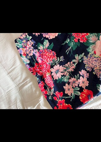 Çiçek Desenli mini elbise - Görsel 3