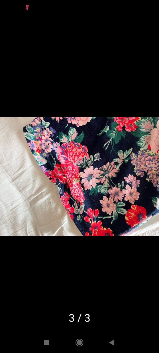 Çiçek Desenli mini elbise - Görsel 3