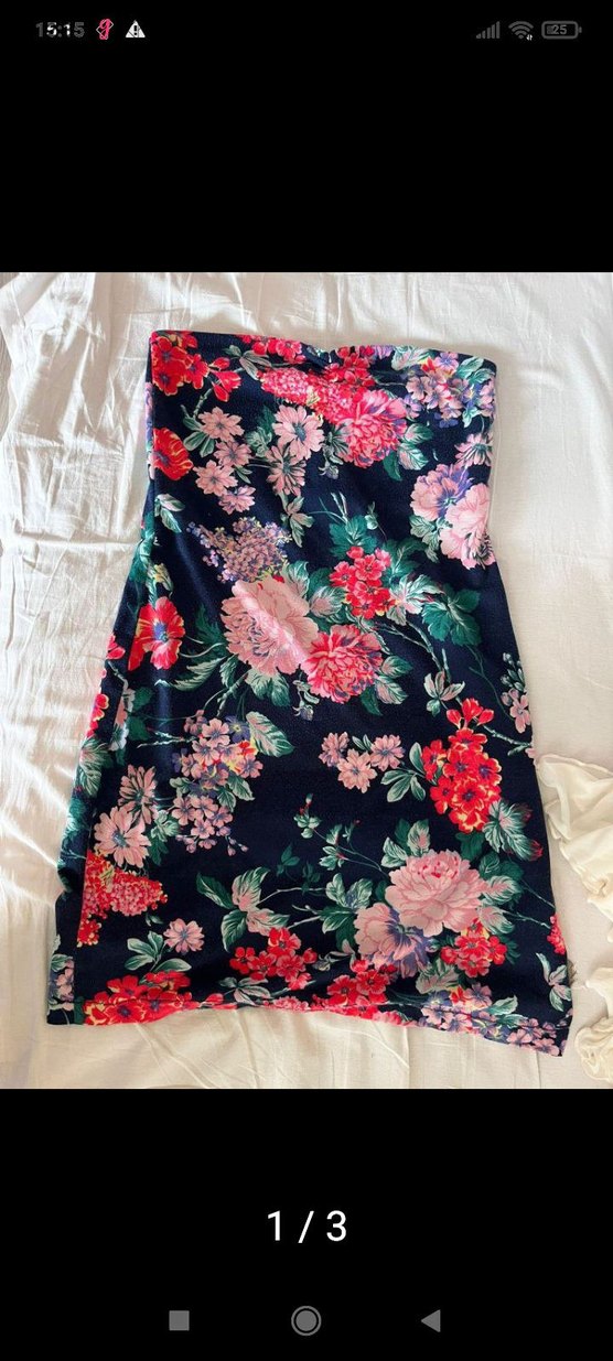 Çiçek Desenli mini elbise - Görsel 2