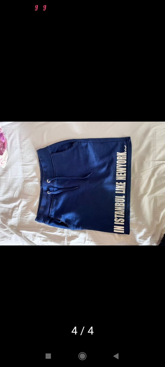 Lacivert Mini Denim etek Yazlık Rahatlık 36.38.bedene uygun - Görsel 3