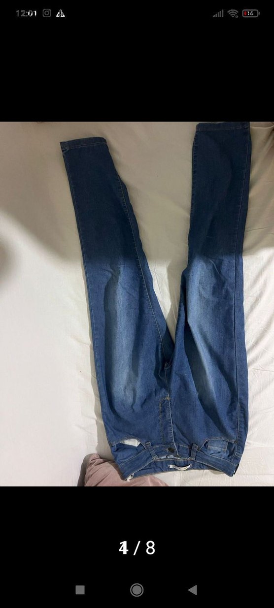 Kemerli Kadın Gri Normcore Jean 3adet pantolon gelecektir 38.40. - Görsel 2