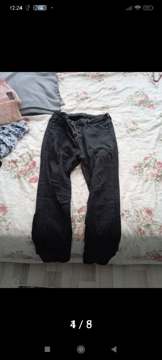 Siyah Skinny Kesim Kadın Kot Pantolon 3adet gelecek 40.42.44 - Görsel 4