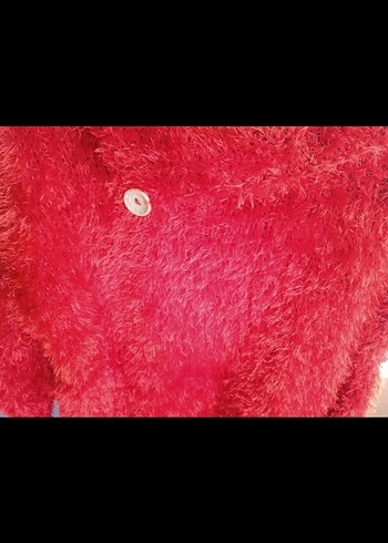 kiremit rengi Örgü el örgüsü Kadın Kazak - Görsel 3