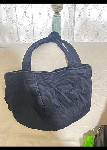 Diğer Lacivert Keten Kadın Omuz Çantası