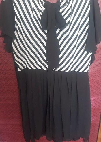 40 Beden Zebra Desenli Mini Kadın Elbise