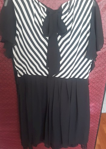 Diğer Zebra Desenli Mini Kadın Elbise