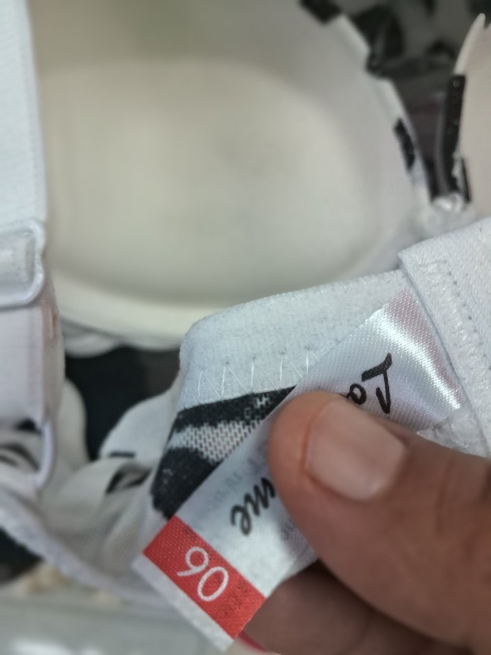 Beyaz Baskılı Midi Street Wear Sütyen - Görsel 4