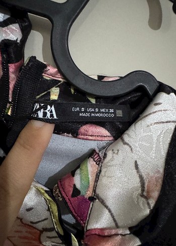Zara Çiçek Desenli Uzun Kollu Kadın Kimono