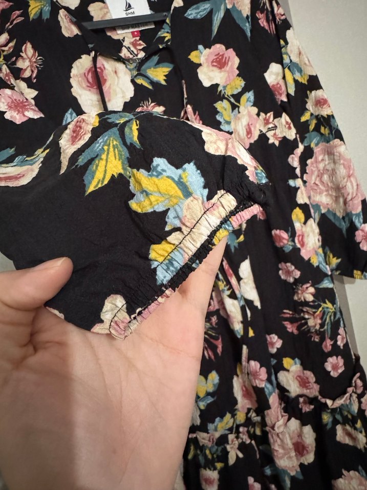 Bohem Tarzı Pembe Mini Tunik Elbise - Görsel 4