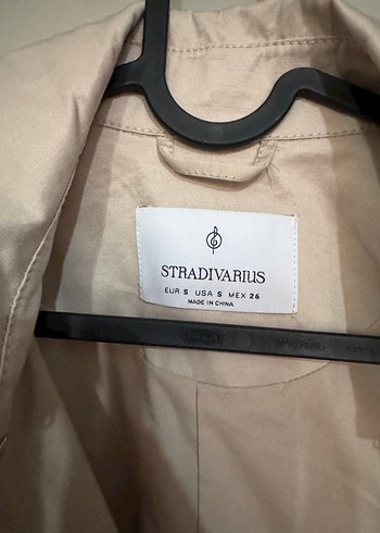 Bej Kemerli Mini Trençkot - Görsel 5