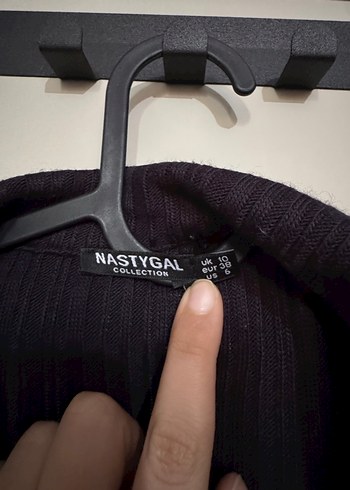 Triko mini gömlek elbise - Görsel 5