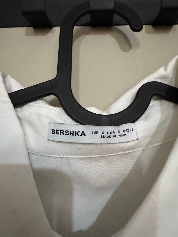 Kadın Beyaz Düğmeli Gömlek - Görsel 5