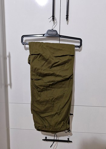 Aijek haki paraşüt pantolon