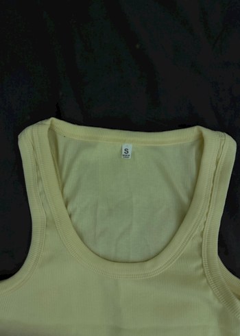 Sarı Renk Kadın Basic Atlet - Görsel 2