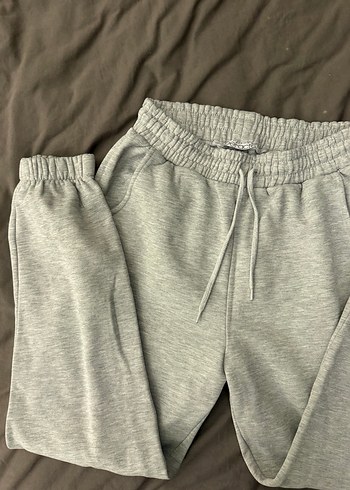 Defacto Gri Bol Kesim Kadın Eşofman Altı - Görsel 2