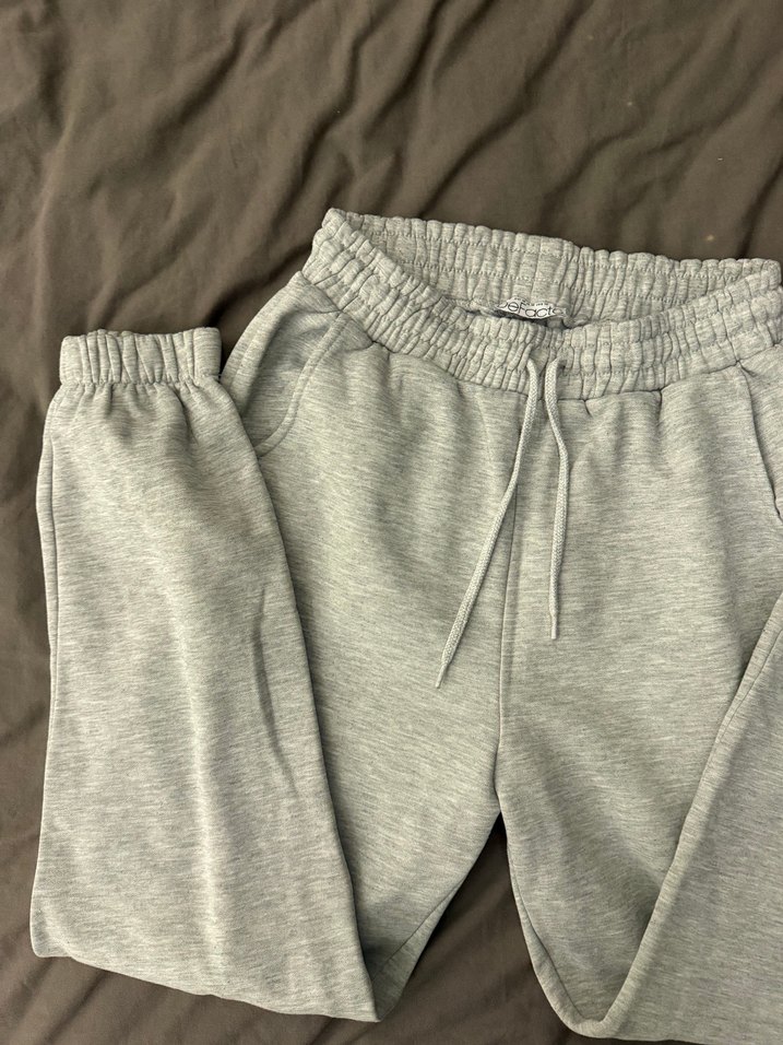 Defacto Gri Bol Kesim Kadın Eşofman Altı - Görsel 2