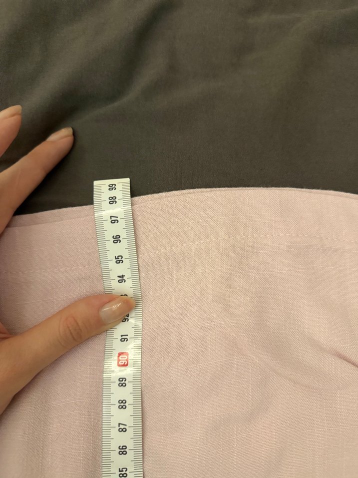 Addax Pembe Bol Kesim Keten Kadın Pantolon - Görsel 3