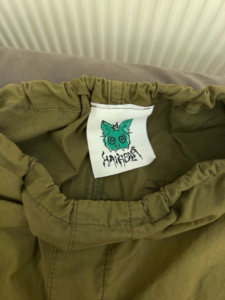 Kadın Haki paraşüt Pantolon - Görsel 4