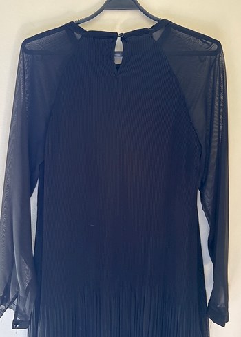 Koton Piliseli Siyah Kadın elbise - Görsel 4