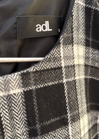 Mavi Ekose Desenli Uzun Kollu Midi Elbise - Görsel 3