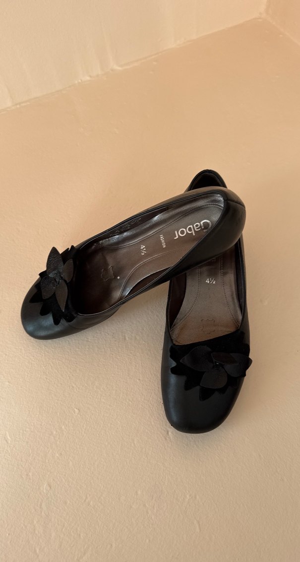 Gabor Siyah Klasik Topuklu Kadın Ayakkabı - Görsel 2