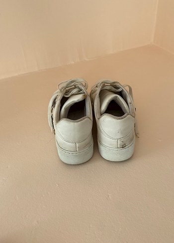 Beyaz Kadın Sneakers Stiletto - Görsel 2