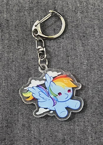 My Little pony Rainbow Dash anahtarlık