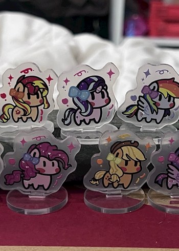 Mini my Little Pony cam Figürleri Seti