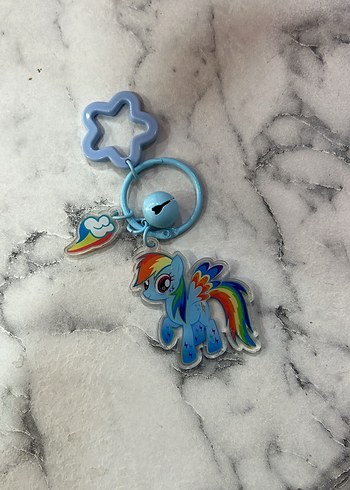 Beden Renkli My Little Pony Anahtarlık